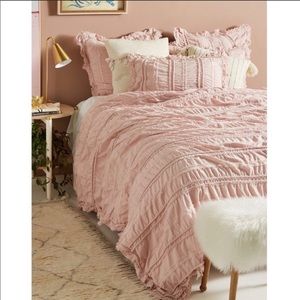 Anthropologie corded duvet cover duvet cover